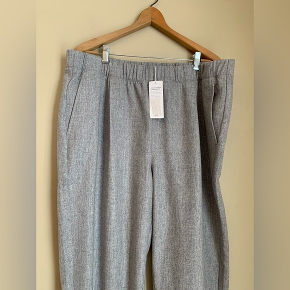 Eileen Fisher Pants 100% Wool Moon Tapered Ankle Pant XL gray - Picture 4 of 8